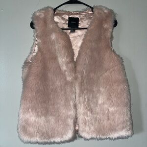 Forever 21 Faux Fur Pink Vest (Previously Owned)